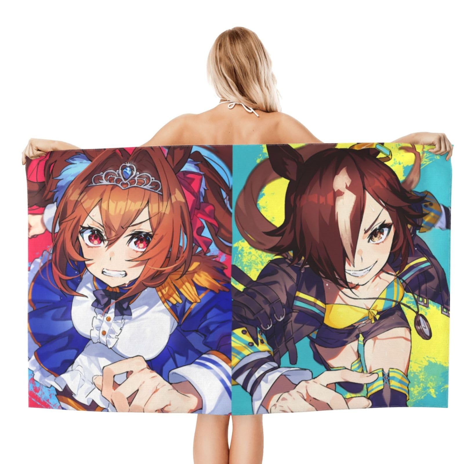 ウマ娘　C102限定　ダイワスカーレット　マイクロファイバーフェイスタオル Amazon｜バスタオル ウマ娘 ダイワスカーレット お肌にやさしい